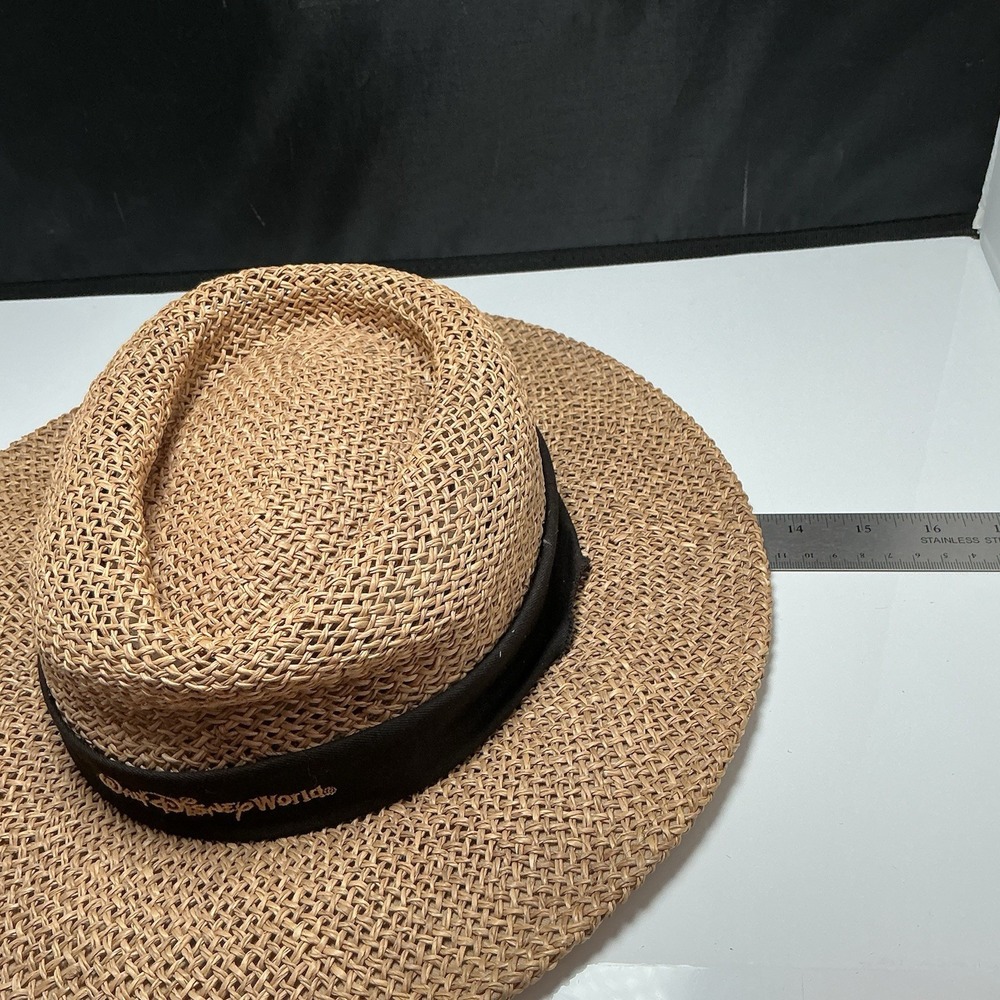Disney Walt Disney World Adult Straw Sun / Shade Hat - Picture 9 of 10